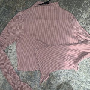 Bell sleeve crop top